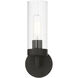 Ludlow 1 Light 4 inch Black ADA Single Sconce Wall Light, Single