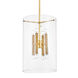 Barlow 8 Light 14.75 inch Aged Brass Hanging Lantern Ceiling Light