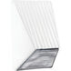 Spa 1 Light 9.5 inch White Outdoor Sconce