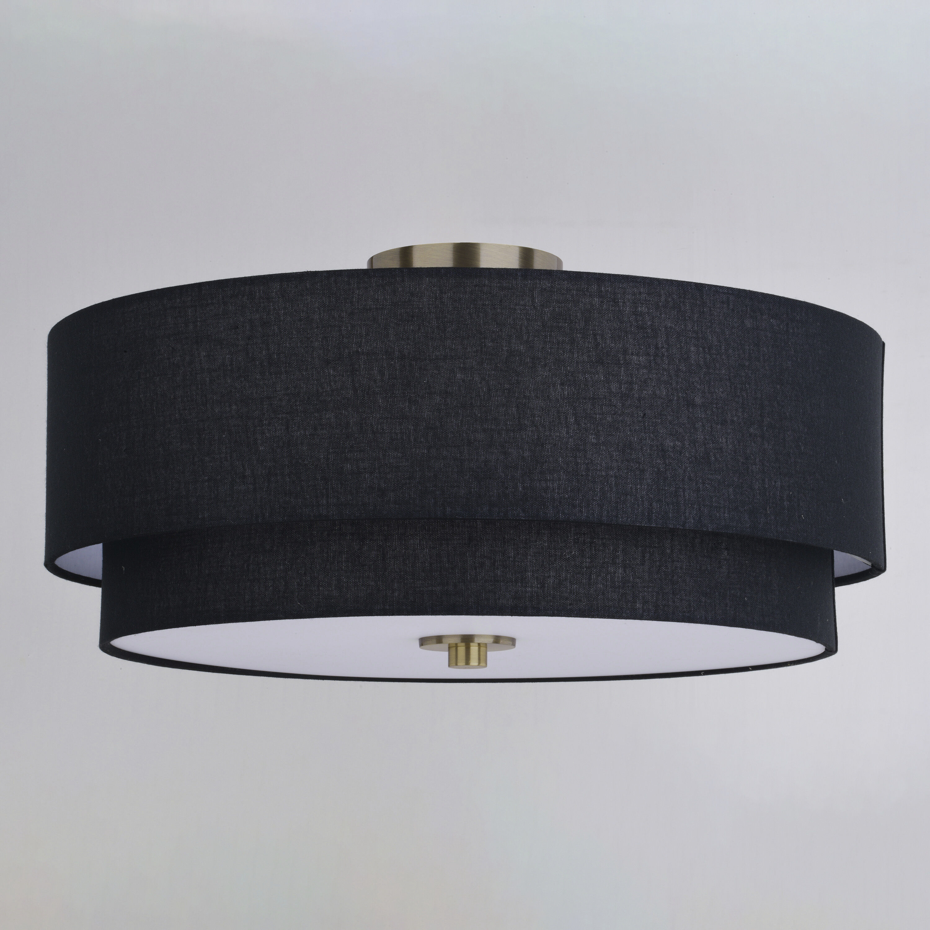 Burnaby LED 20.5 inch Matte Brass Semi-Flush Mount Ceiling Light
