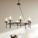 Alton 8 Light 38 inch Black Chandelier Ceiling Light