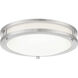 Vantage LED 11.75 inch Brushed Nickel Flushmount Ceiling Light