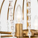 Voliere 6 Light 24.25 inch Havana Gold Semi-Flush Ceiling Light