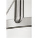 Mirla LED 28 inch Brushed Nickel Chandelier Ceiling Light