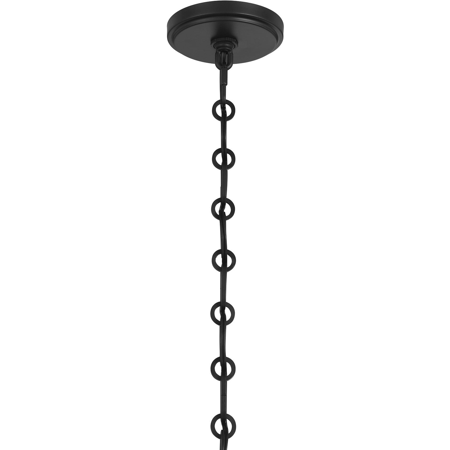 Cabot 1 Light 16 inch Matte Black Pendant Ceiling Light