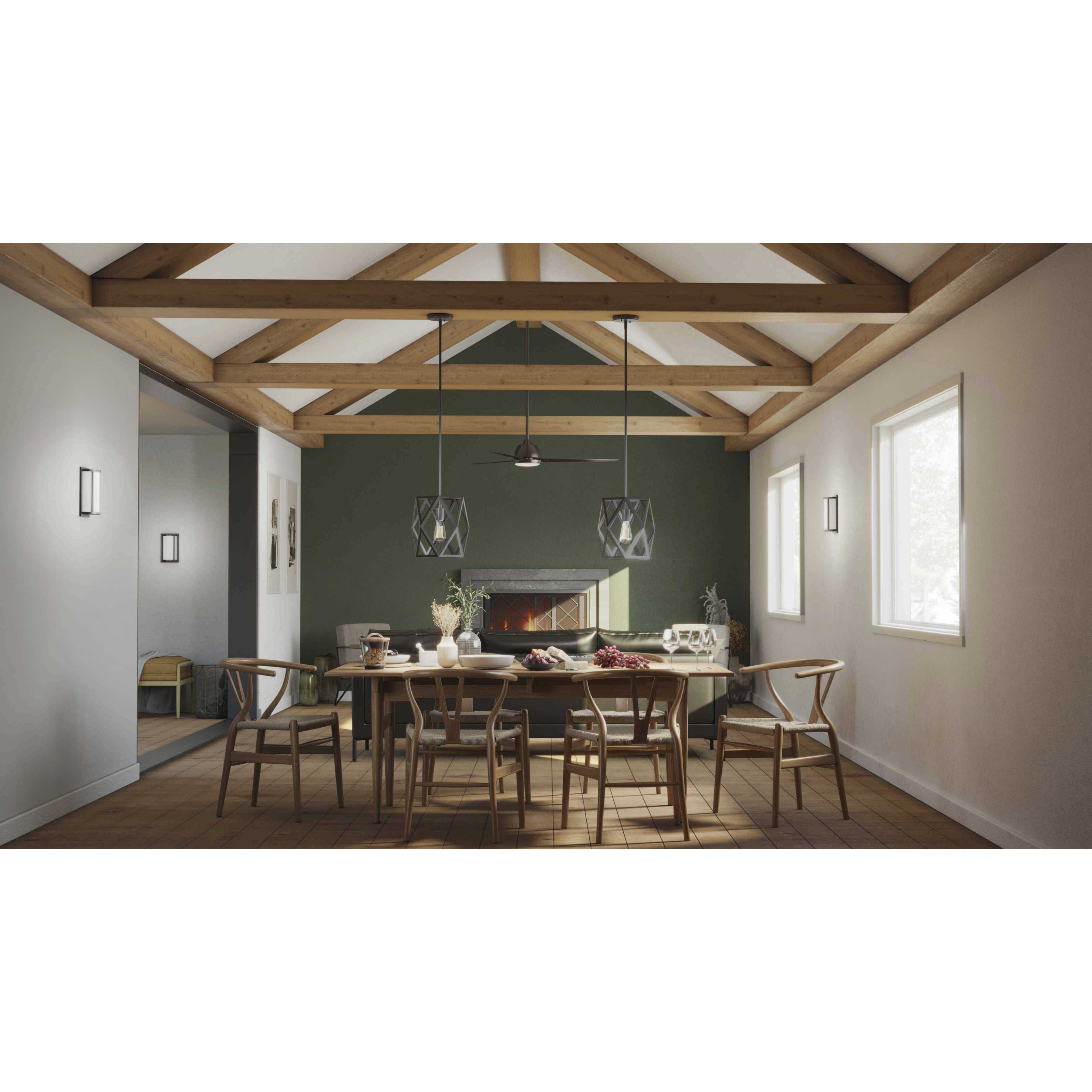 Saucedo 1 Light 12 inch Matte Black Pendant Ceiling Light, Design Series