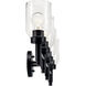 Madden 4 Light 34 inch Black Wall Mount Bath Wall Light, 4 Arm