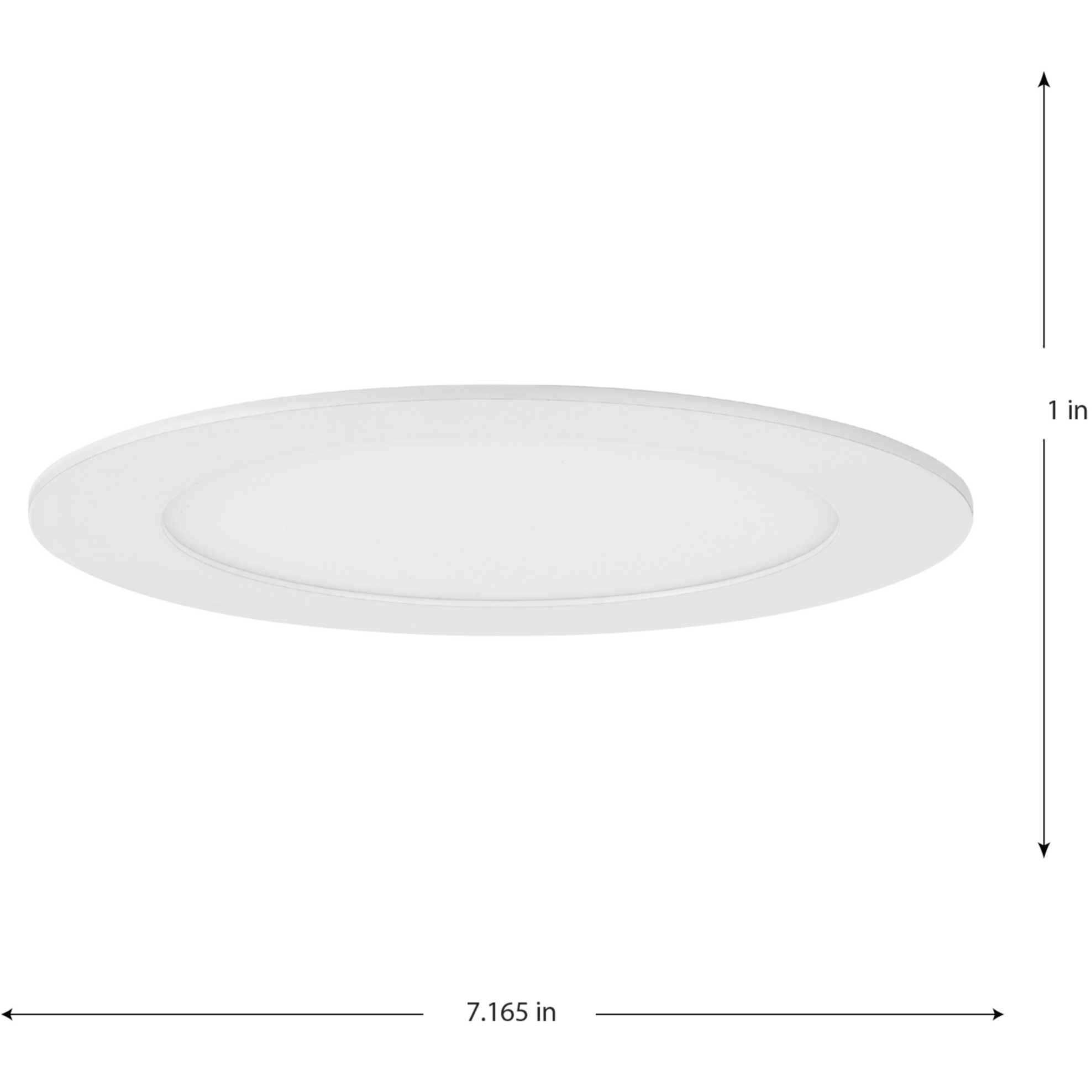 Everlume LED Satin White Canless Recessed Downlight, Progress LED