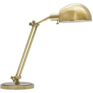 House of Troy Addison 24 inch 75 watt Antique Brass Table Lamp Portable Light AD450-AB - Open Box