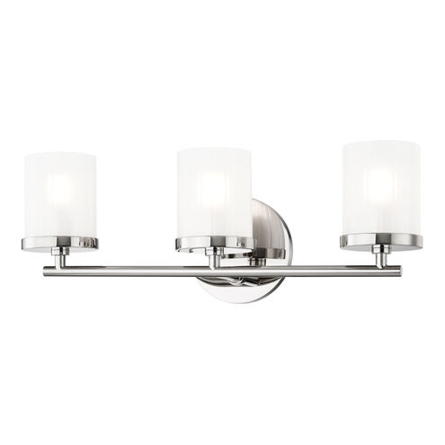 Ryan 3 Light 18 inch Polished Nickel Bath Vanity Wall Light