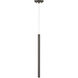 Forest LED 4.75 inch Pearl Black Pendant Ceiling Light in Pearl Black Steel