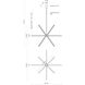 Sirius LED 54.38 inch Brushed Nickel Chandelier Ceiling Light