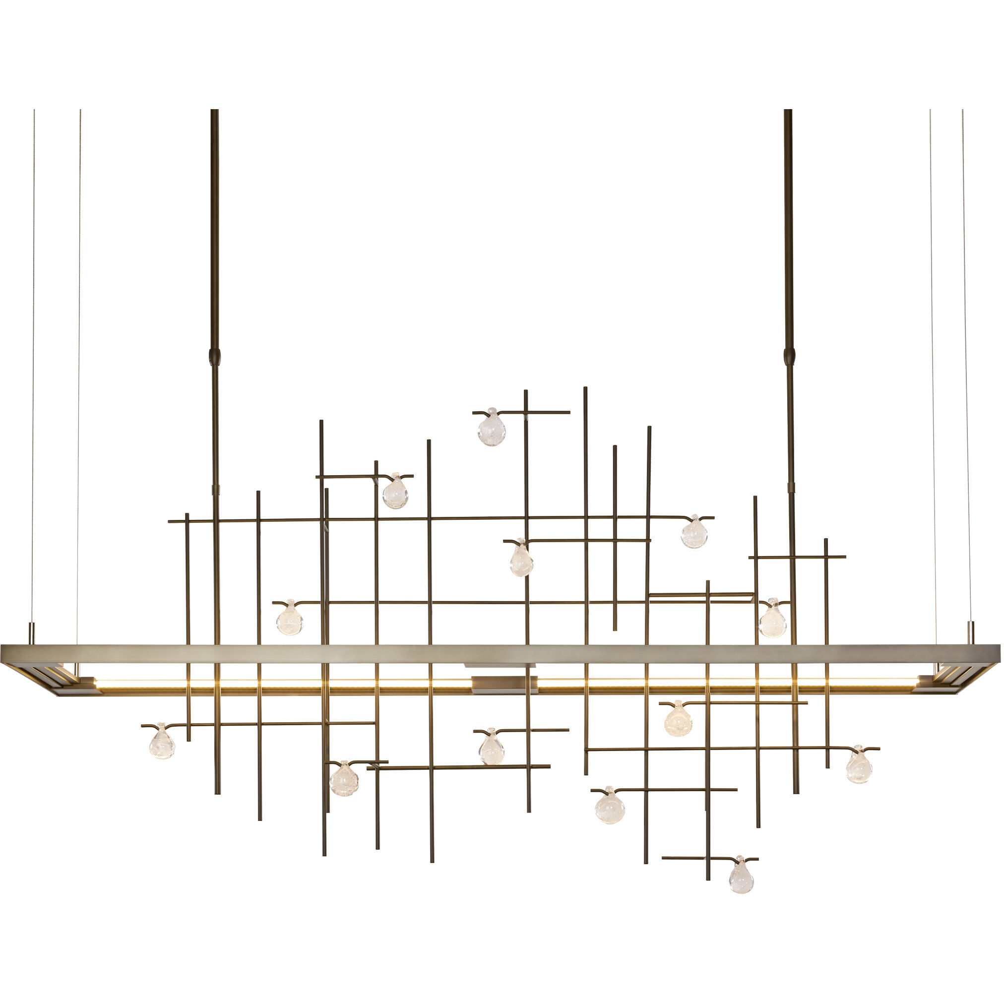 Spring LED 53.4 inch Dark Smoke Pendant Ceiling Light