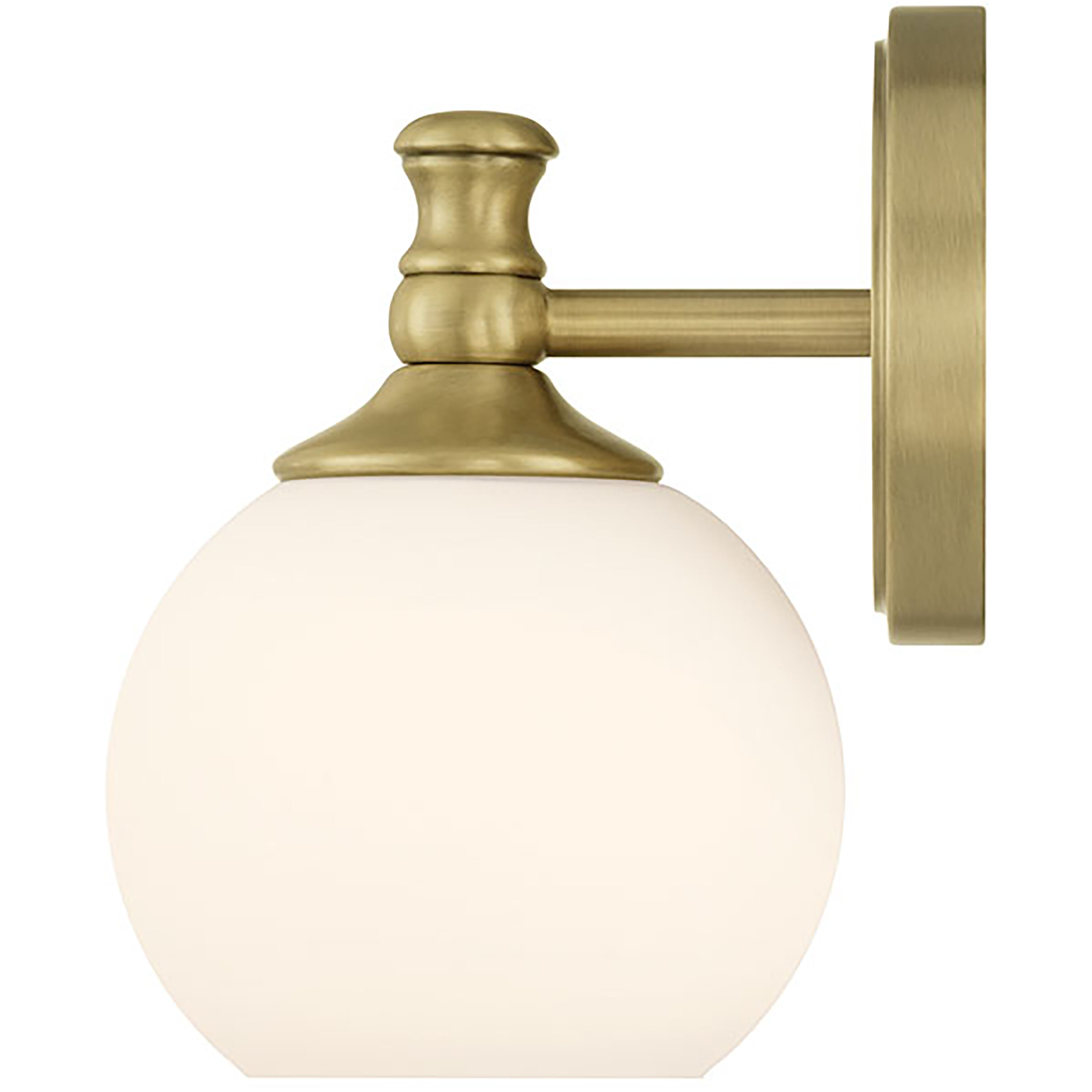 Orlisse 1 Light 6 inch Vintage Brass Wall Sconce Wall Light