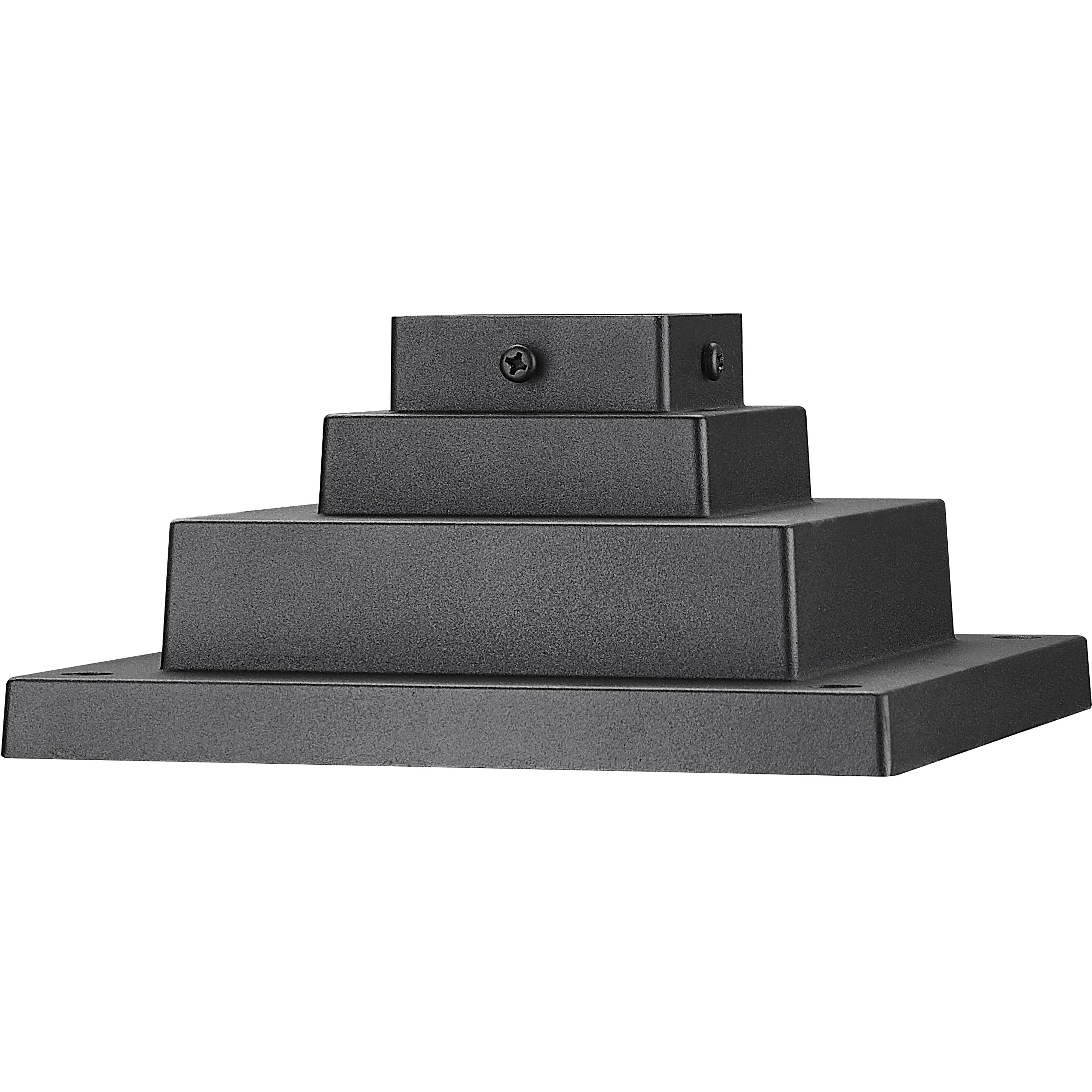 Pier Mounts 9 inch Sand Black Outdoor Posts and Hardware in Soft Sand Black