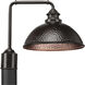 Englewood 1 Light 16 inch Antique Bronze Outdoor Post Lantern