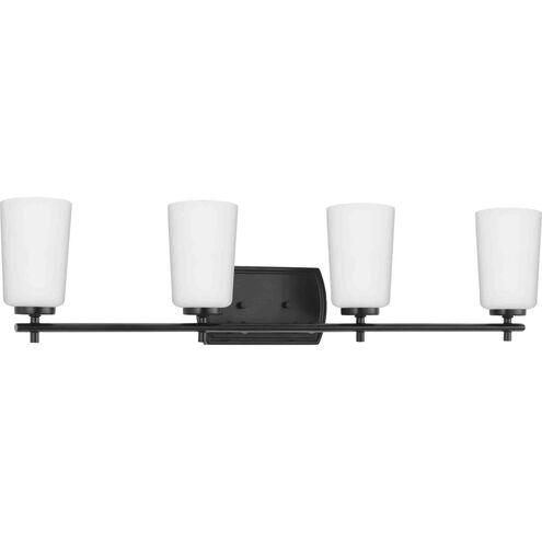 Adley 4 Light 32 inch Matte Black Bath Vanity Light Wall Light