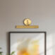 Alora Mood Dottie 13.00 watt 14 inch Brushed Gold Wall/Picture Light Wall Light