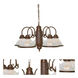 Brentwood 5 Light 22 inch Old Bronze Chandelier Ceiling Light
