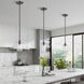 Munich 1 Light 5 inch Black Chrome Single Pendant Ceiling Light, Single