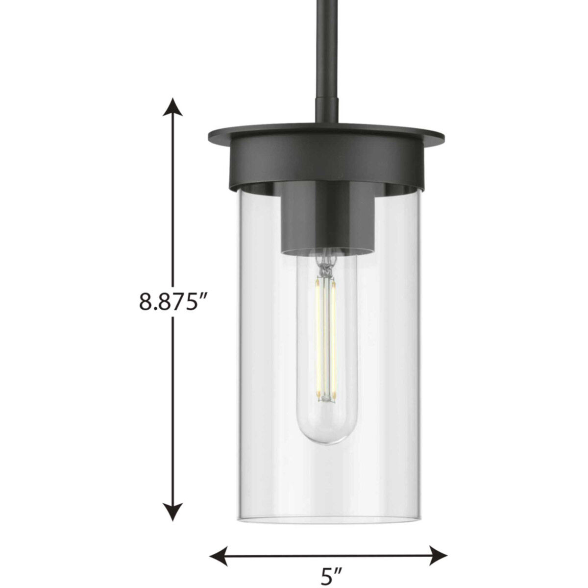 Kellwyn 1 Light 5 inch Matte Black Mini Pendant Ceiling Light