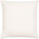 Bisa 22 inch Cream Pillow Kit in 22 x 22, Square