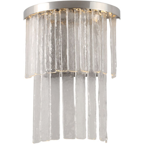 Amelia LED 12 inch Polished Nickel Wall Sconce Wall Light