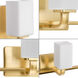 Cowan 3 Light 24 inch Satin Brass Bath Vanity Wall Light