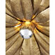 Alithea 5 Light 45.25 inch Antique Brass Semi-Flush Mount Ceiling Light