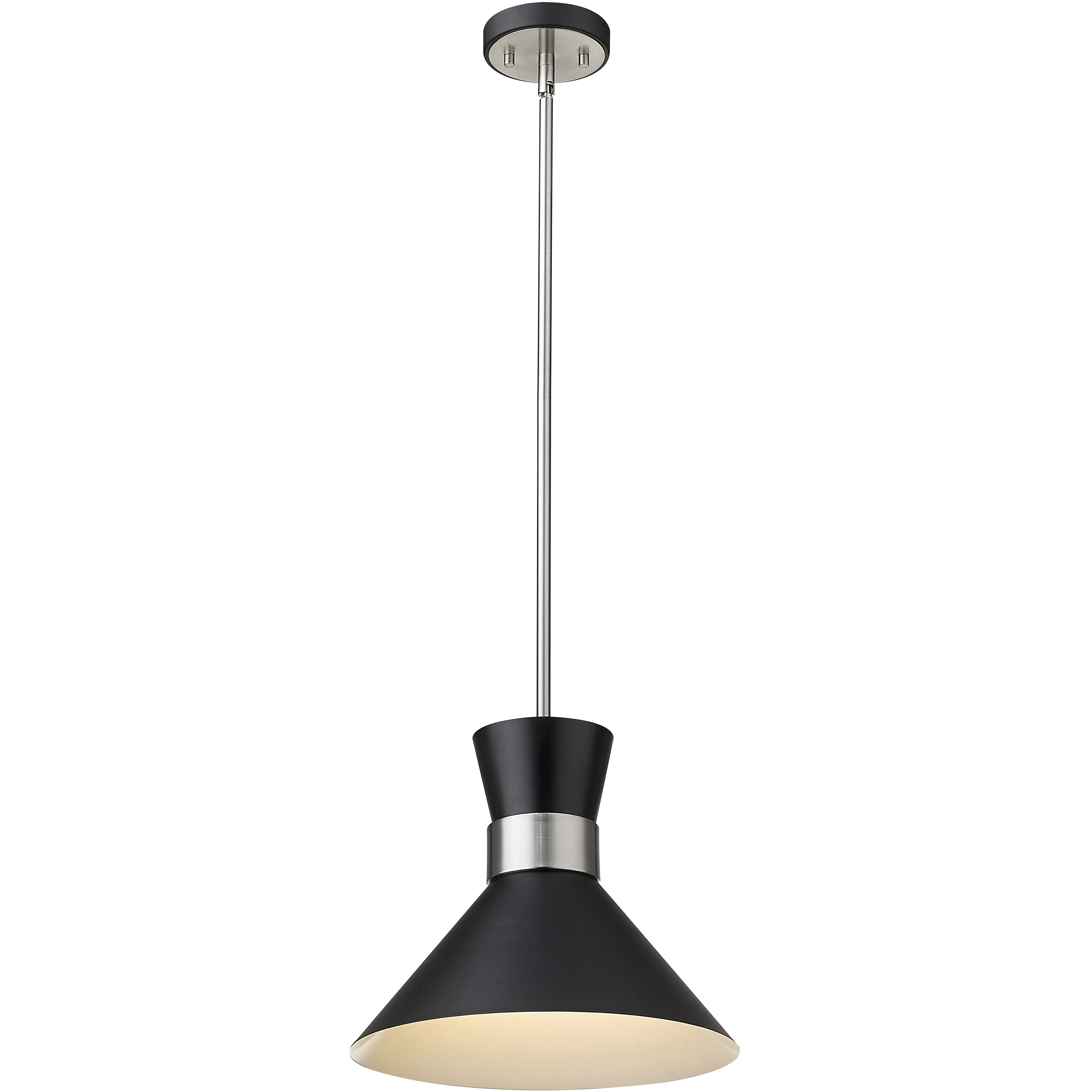 Black and nickel pendant light deals