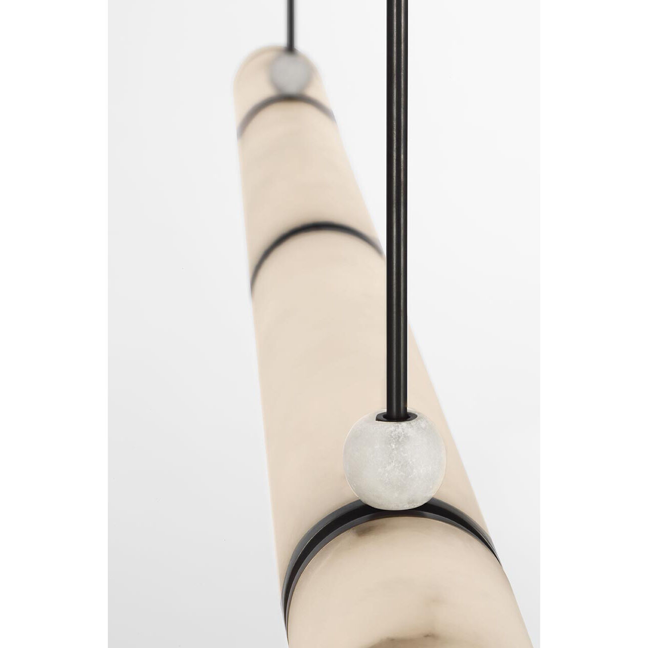 Anne-Marie Barton Marcell Linear Chandelier Ceiling Light in Bronze