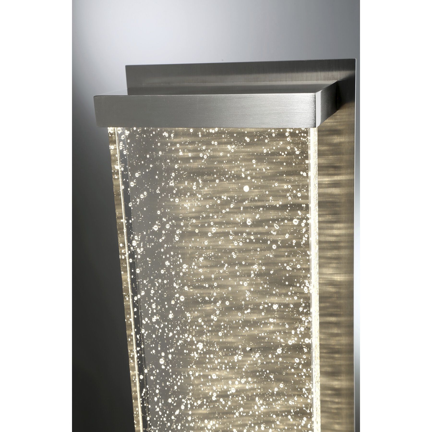 Paradiso LED 15 inch Satin Nickel Outdoor Wall Mount, Large