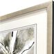Gilded Petal Expansion Gray and Black and Metallic and Neutral Framed Art