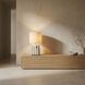Jman 25 inch 60.00 watt Waxed Table Lamp Portable Light