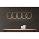 Eternal LED 5.9 inch Satin Antique Brass Multi-Pendant Ceiling Light