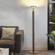 Tambo 72 inch 23 watt Dark Walnut and Weathered Brass Torchiere Floor Lamp Portable Light
