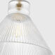 Drew & Jonathan Liouet 1 Light 18 inch Satin Brass Pendant Ceiling Light, Large