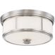 ML 5 Light 20 inch Brushed Nickel Flush Mount Ceiling Light