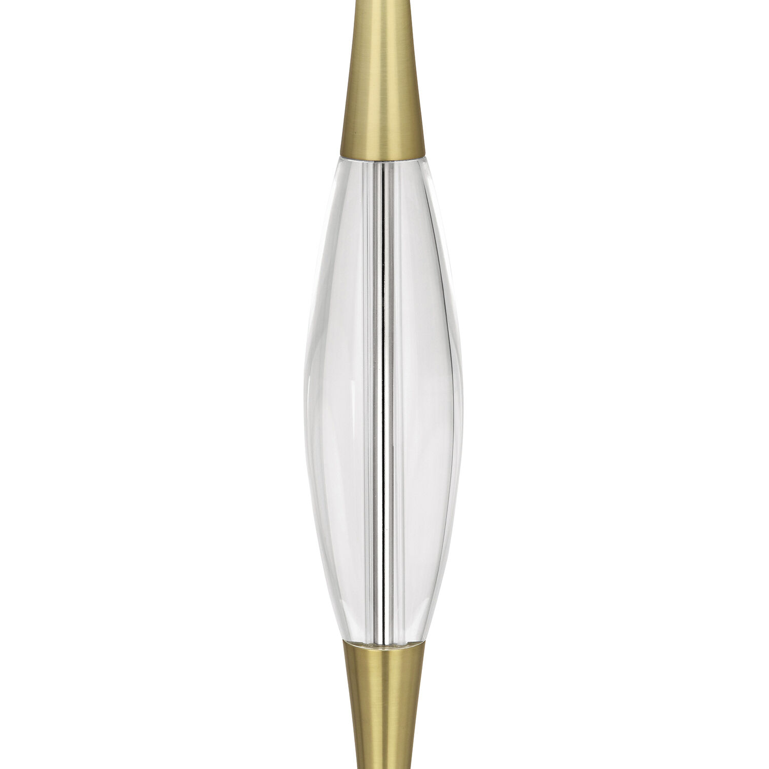 Juno 37 inch 150 watt Modern Brass Table Lamp Portable Light in Black With Matte Gold