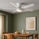Vail Flush 52 inch Matte White Fan