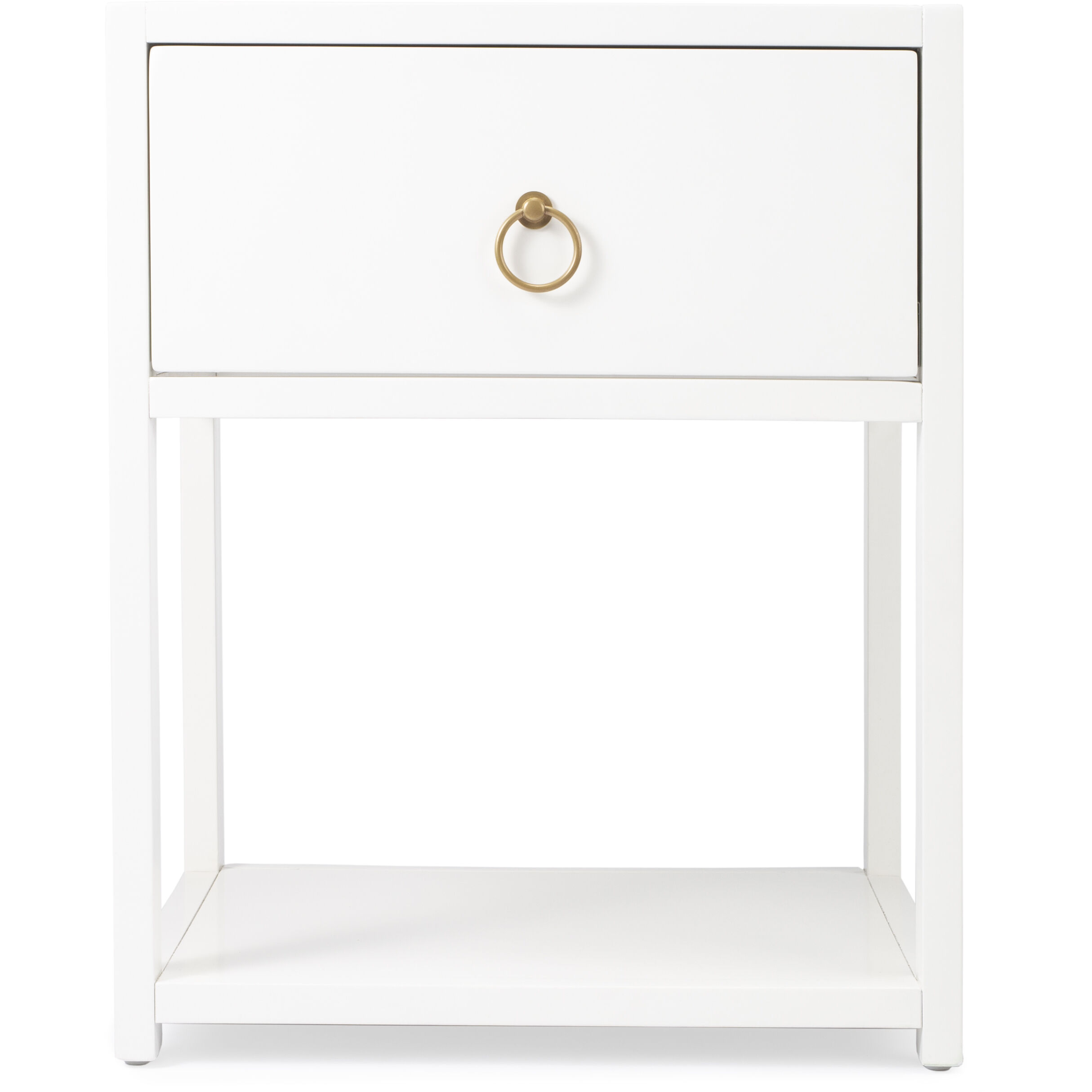 Lark White End or Side Table
