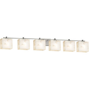 Alabaster Rocks 6 Light 55.50 inch Bathroom Vanity Light