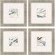 Abstract Collection Blue Framed Art