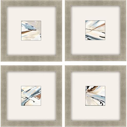 Abstract Collection Blue Framed Art