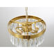 Canada 3 Light 11.8 inch Chrome Chandelier Ceiling Light