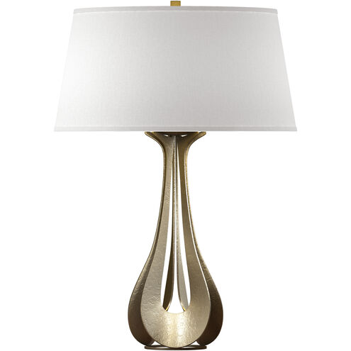 Lino 25.3 inch 100 watt Soft Gold Table Lamp Portable Light in Flax
