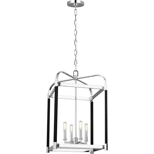 Hadley 4 Light 15.75 inch Polished Nickel Pendant Ceiling Light