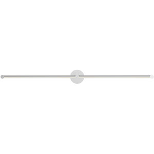 Purolinear 360 LED 49 inch Polished Chrome ADA Wall Bar Light Wall Light
