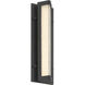 Hy50 LED 16 inch Sand Black Outdoor Wall Sconce