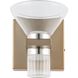 Blake LED 6.75 inch Champagne Gold and Polished Nickel Vanity Light Wall Light
